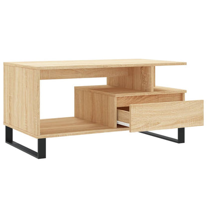 Salongbord Sofabord Sonoma Eik 90x49x45 cm