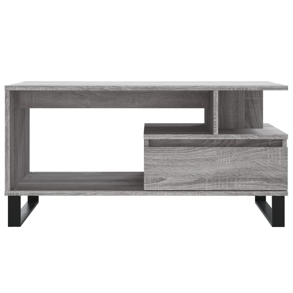 Salongbord Sofabord Sonoma Grå 90x49x45 cm
