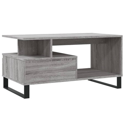 Salongbord Sofabord Sonoma Grå 90x49x45 cm