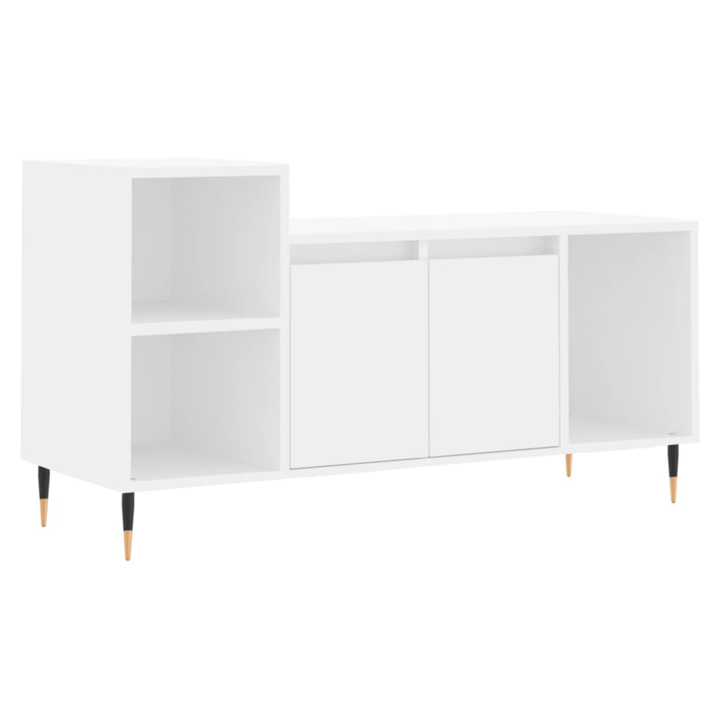 TV-Møbel Hvit TV-benk 100x35x55 cm