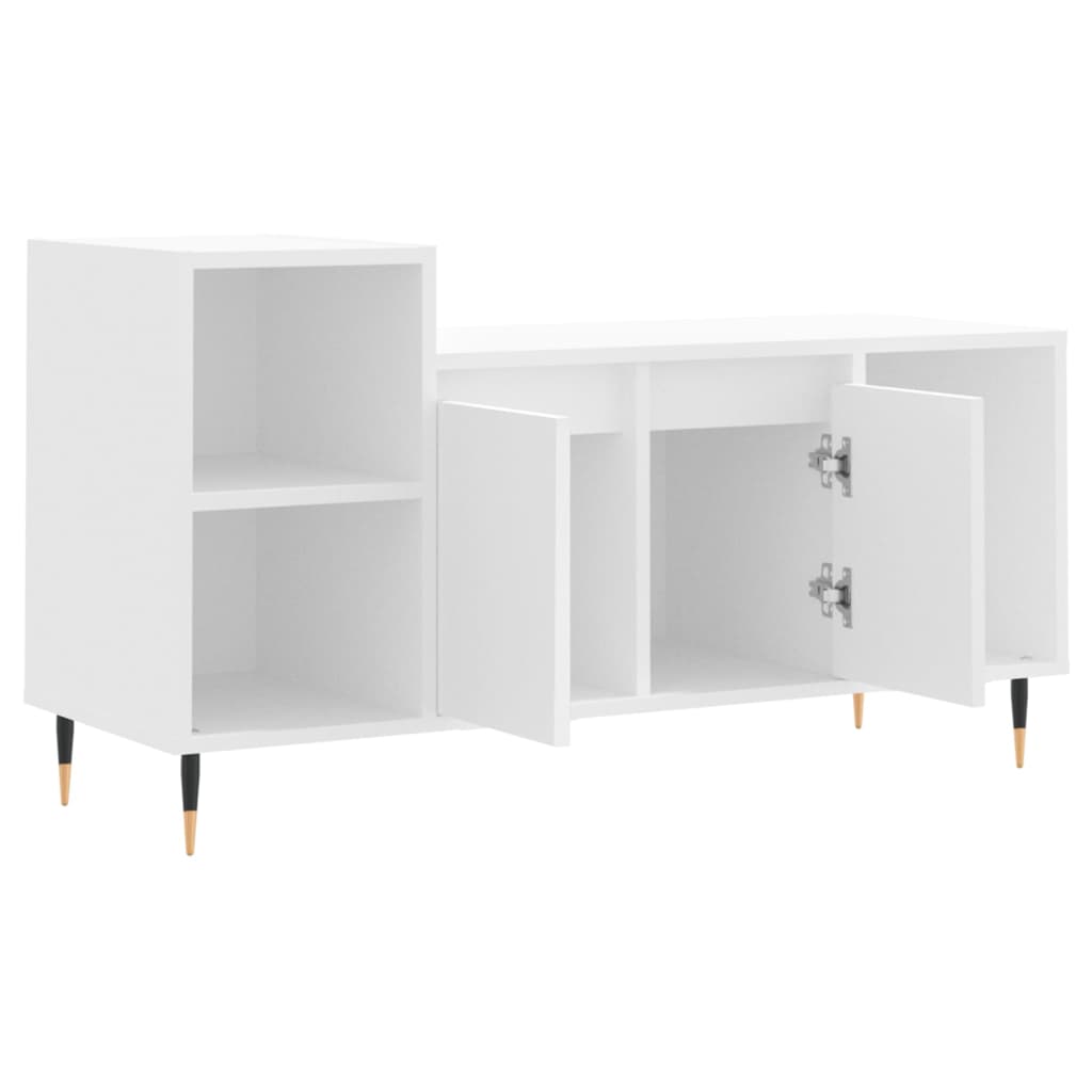 TV-Møbel Hvit TV-benk 100x35x55 cm