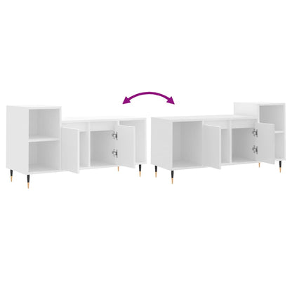 TV-Møbel Hvit TV-benk 100x35x55 cm