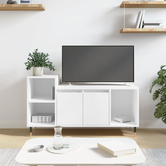 TV-Møbel Hvit TV-benk 100x35x55 cm