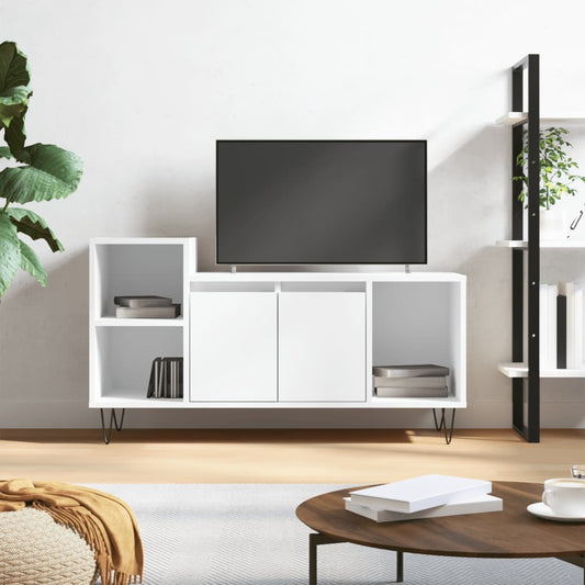 TV-Møbel Hvit TV-benk 100x35x55 cm
