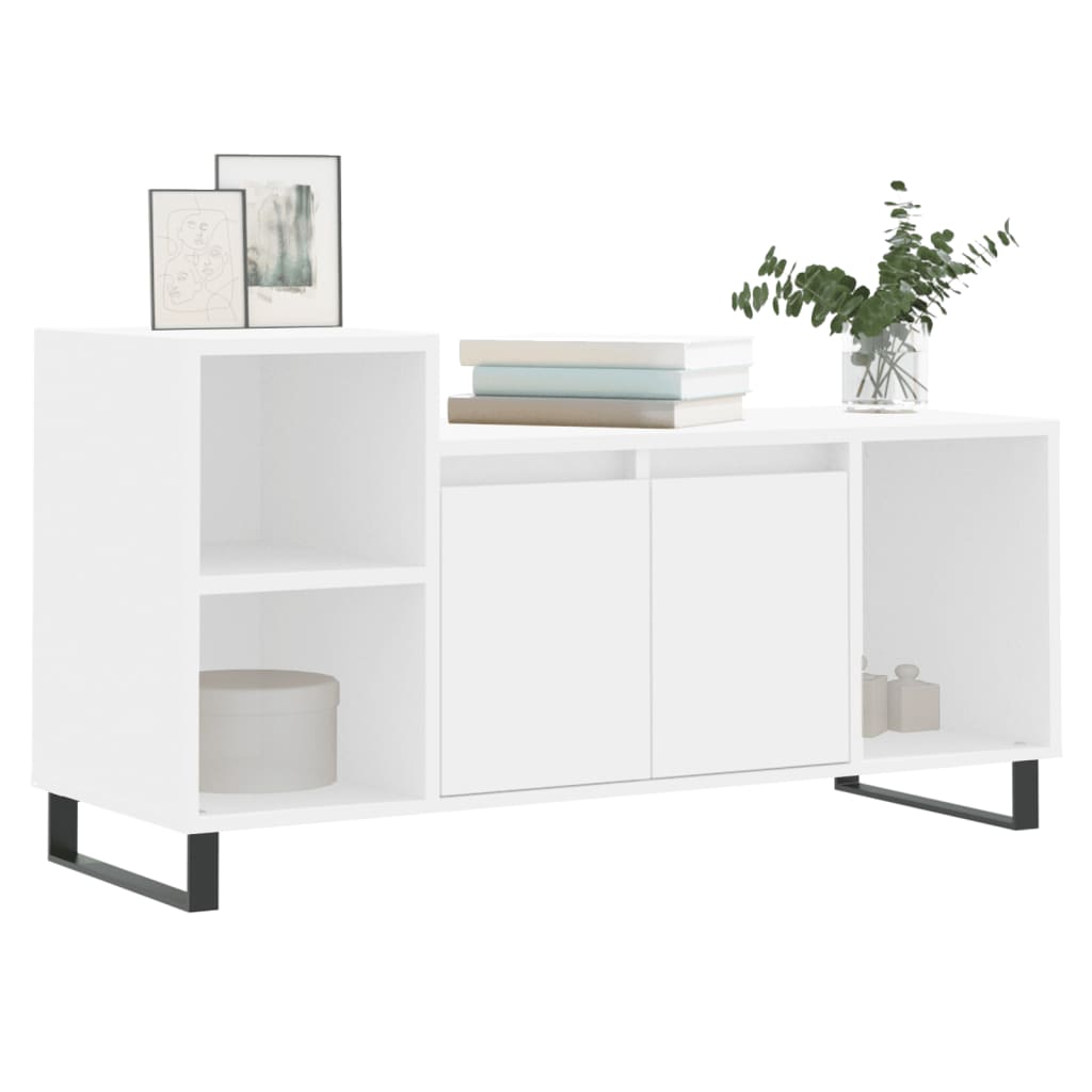 TV-Møbel Hvit TV-benk 100x35x55 cm