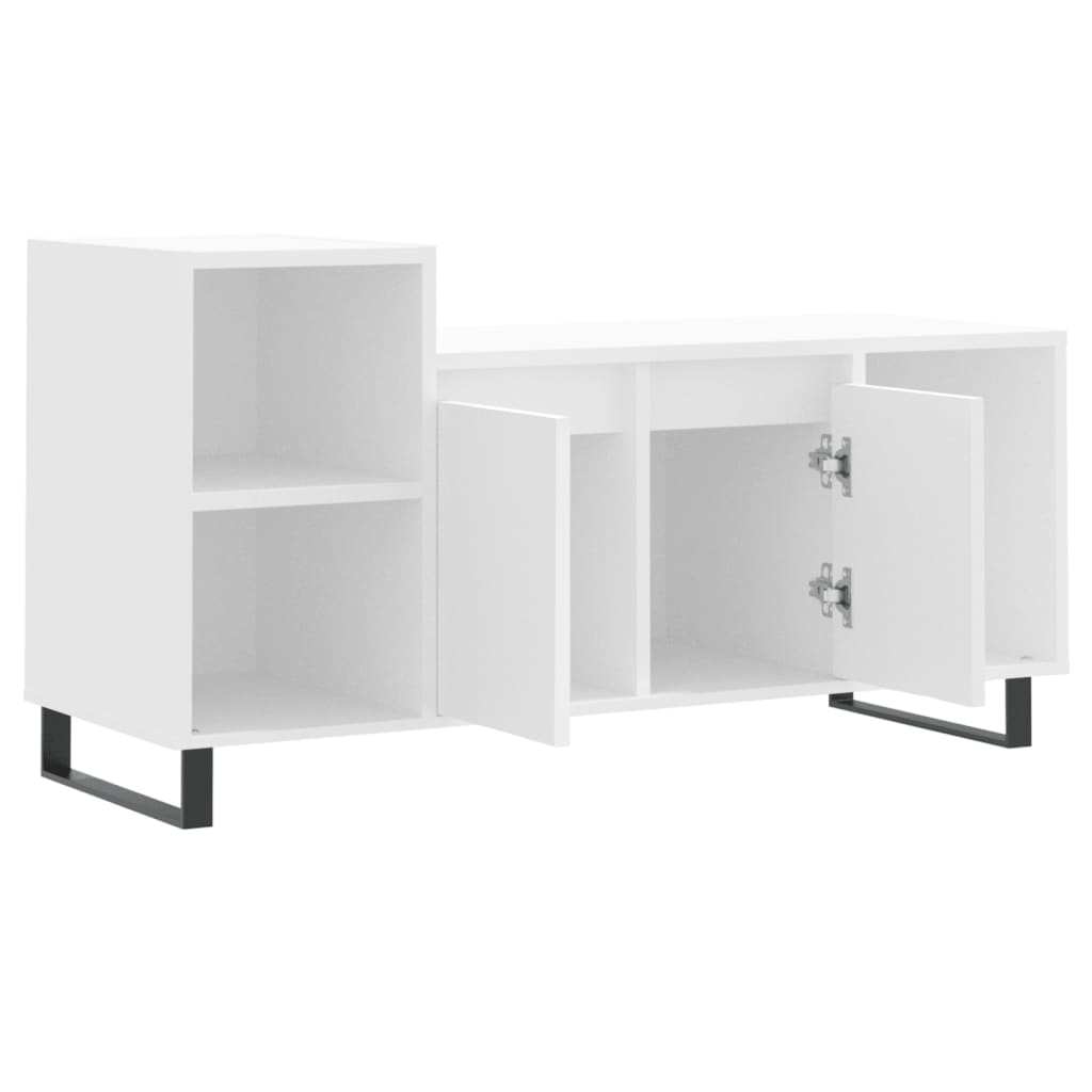 TV-Møbel Hvit TV-benk 100x35x55 cm