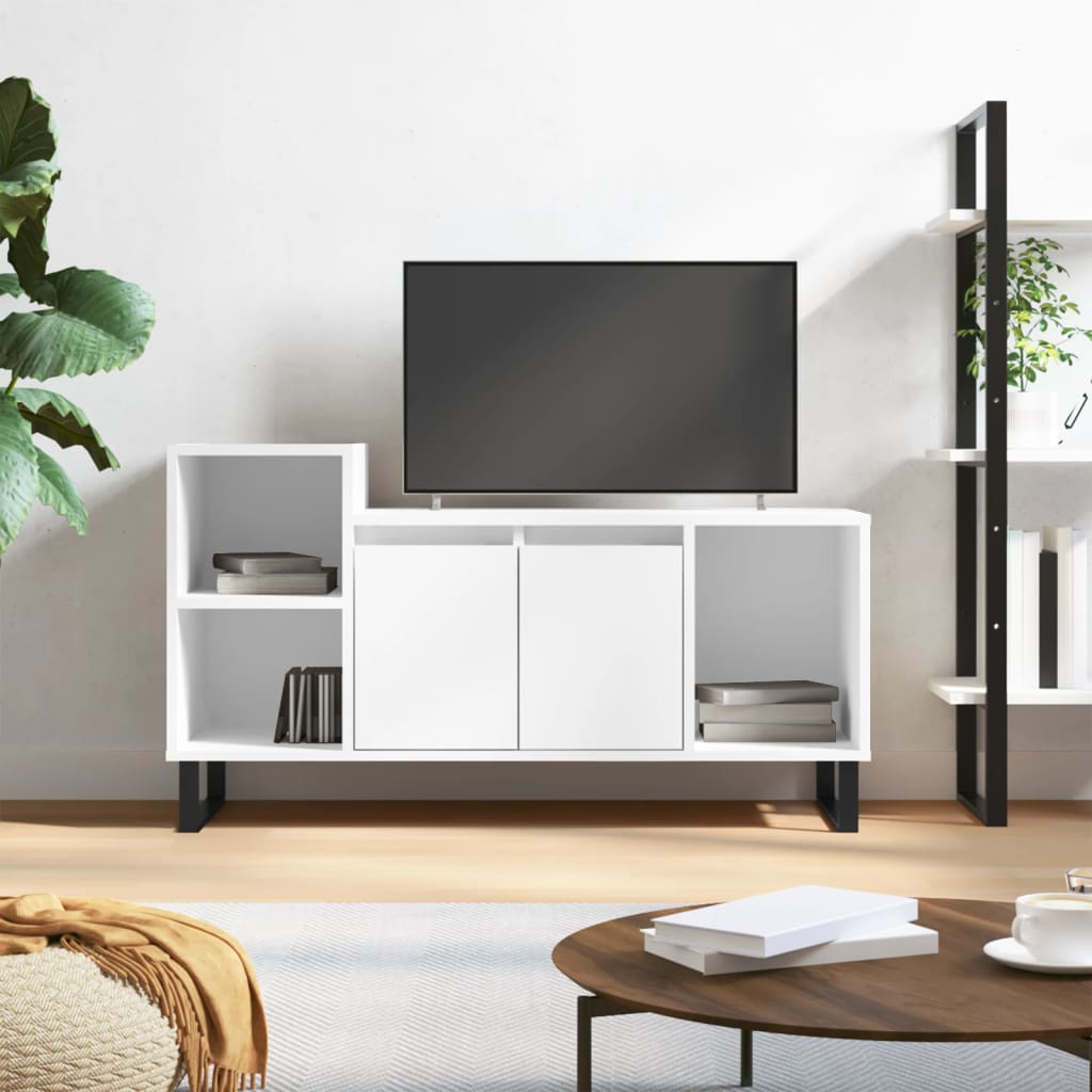 TV-Møbel Hvit TV-benk 100x35x55 cm