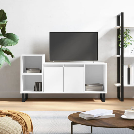 TV-Møbel Hvit TV-benk 100x35x55 cm
