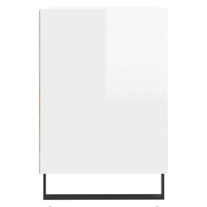 TV-Møbel Høyglans Hvit TV-benk 100x35x55 cm