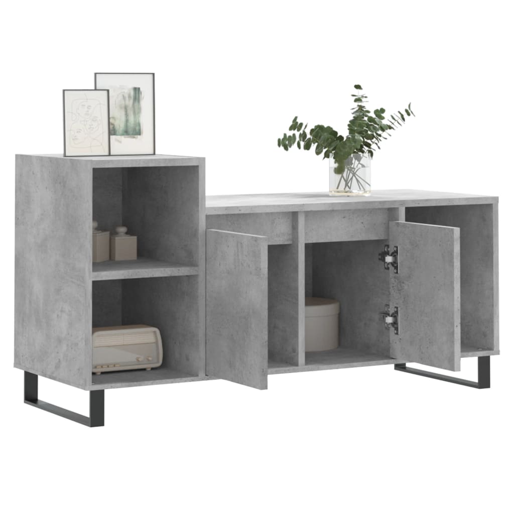 TV-Møbel Betonggrå TV-benk 100x35x55 cm