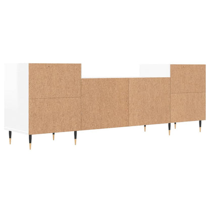 TV-Møbel Høyglans Hvit Tv-benk 160x35x55 cm