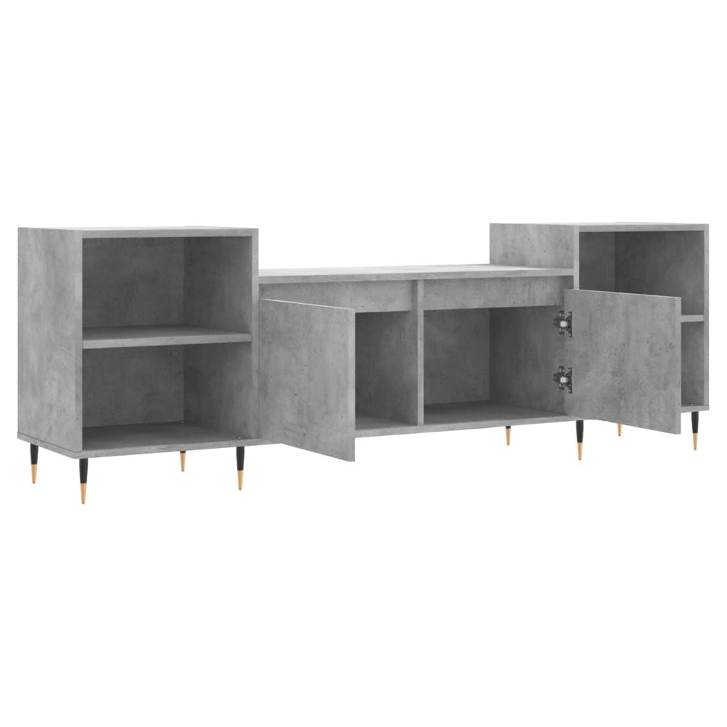 TV-Møbel Betonggrå TV-benk 160x35x55 cm