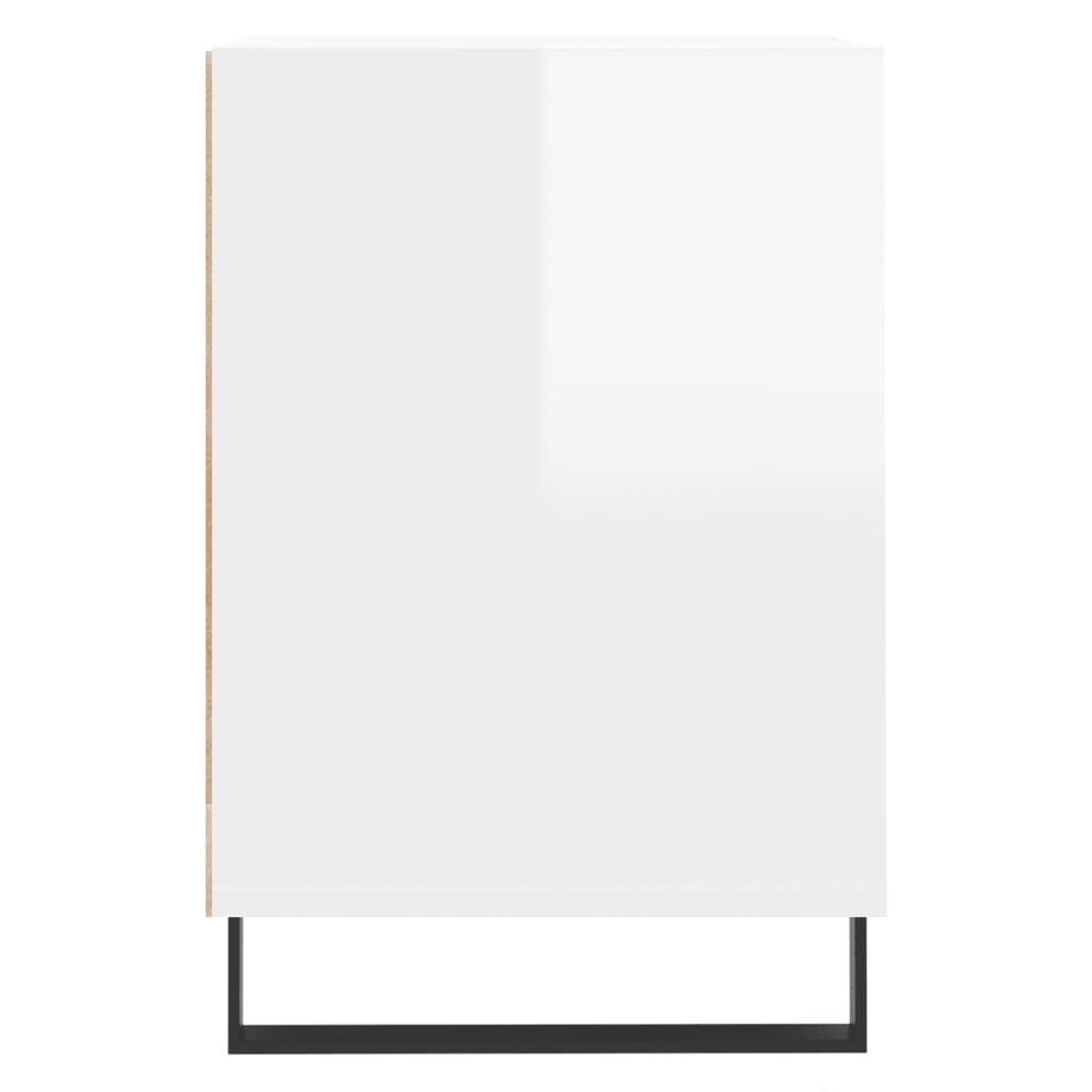 TV-Møbel Høyglans Hvit TV-benk 160x35x55 cm