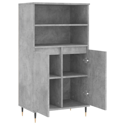 Skap Betonggrå 60x36x110 cm