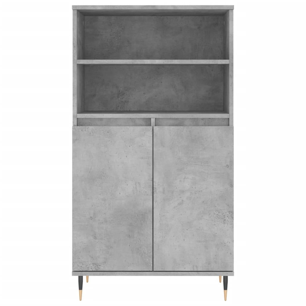 Skap Betonggrå 60x36x110 cm