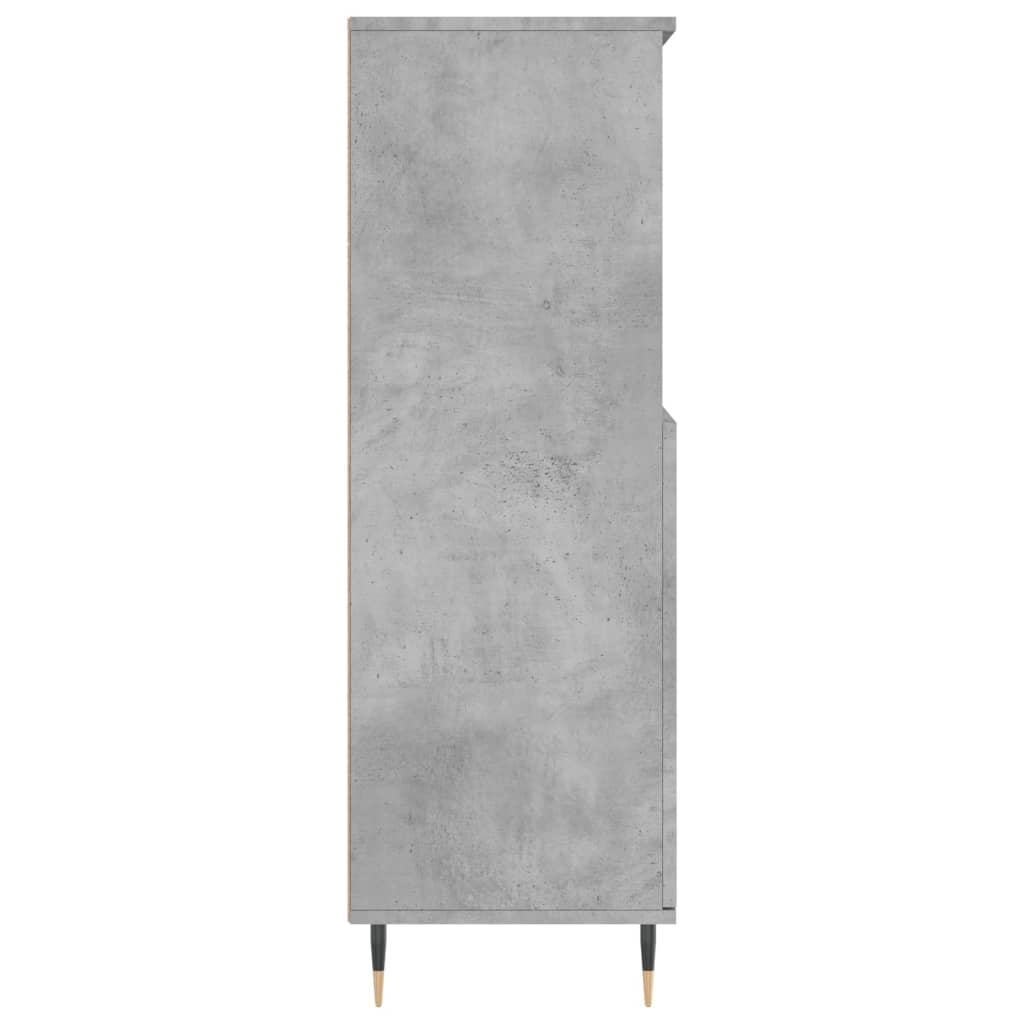 Skap Betonggrå 60x36x110 cm