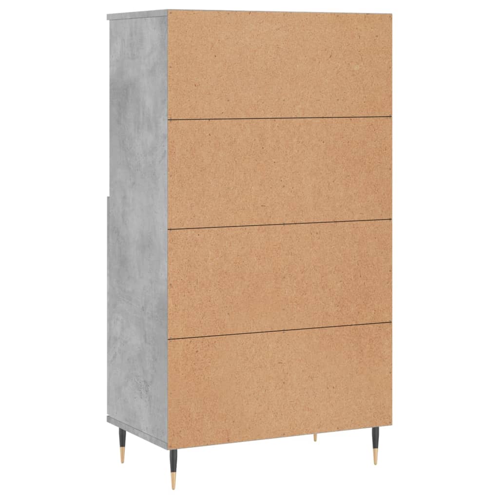 Skap Betonggrå 60x36x110 cm