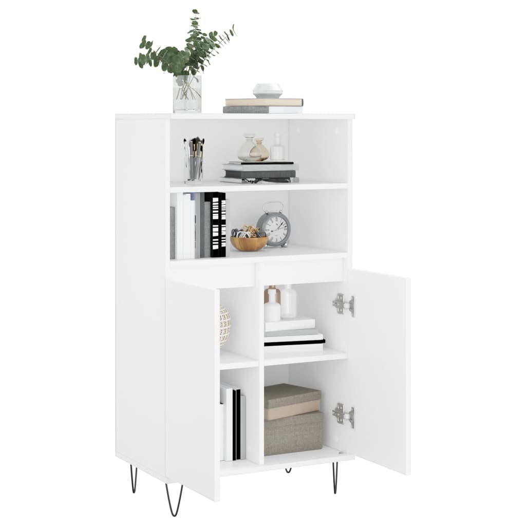 Skap Hvit 60x36x110 cm