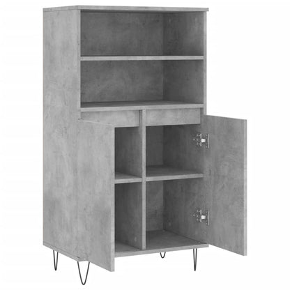 Skap Betonggrå 60x36x110 cm