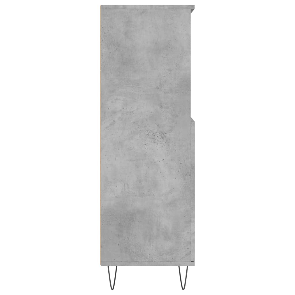 Skap Betonggrå 60x36x110 cm