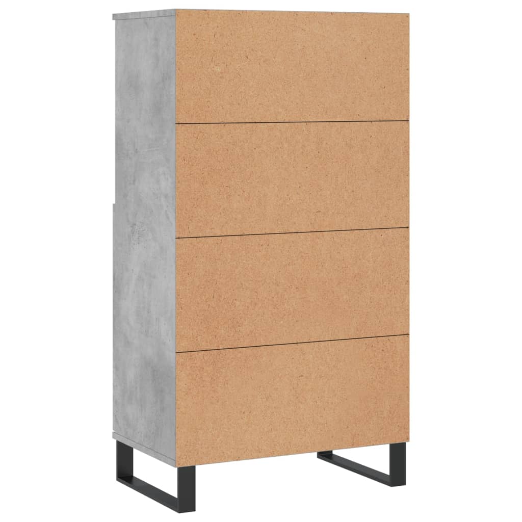 Skap Betonggrå 60x36x110 cm