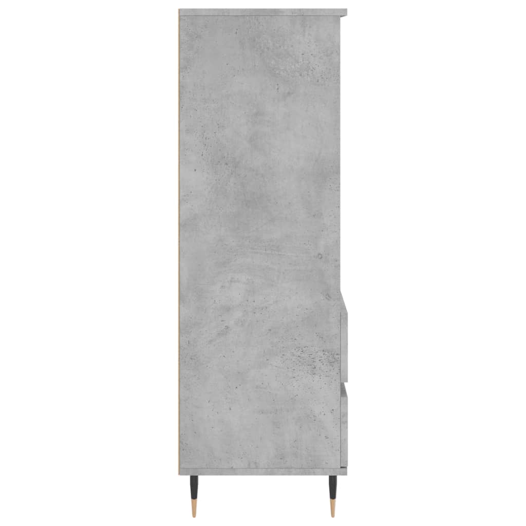 Skap Betonggrå 40x36x110 cm