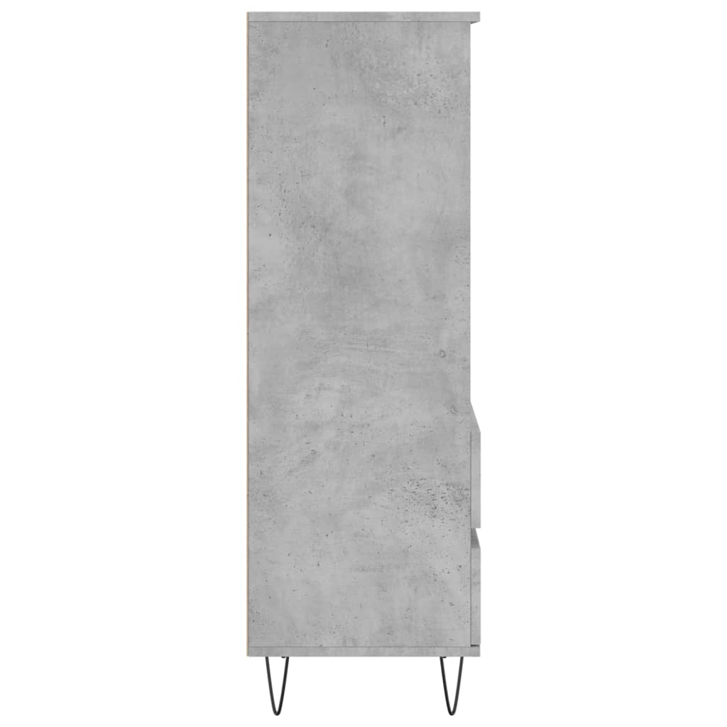 Skap Betonggrå 40x36x110 cm