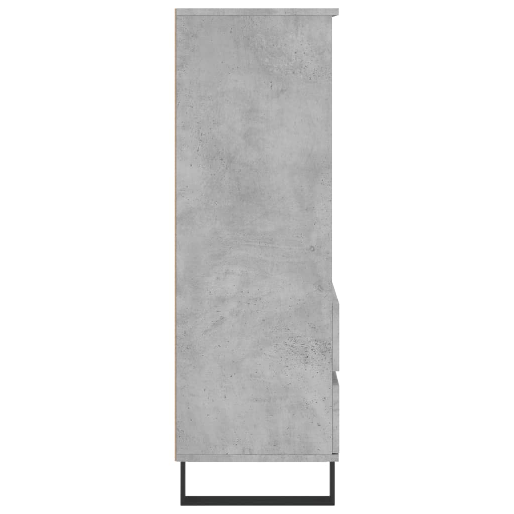 Skap Betonggrå 40x36x110 cm