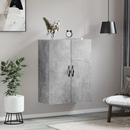 Veggskap Betonggrå 69,5x34x90 cm