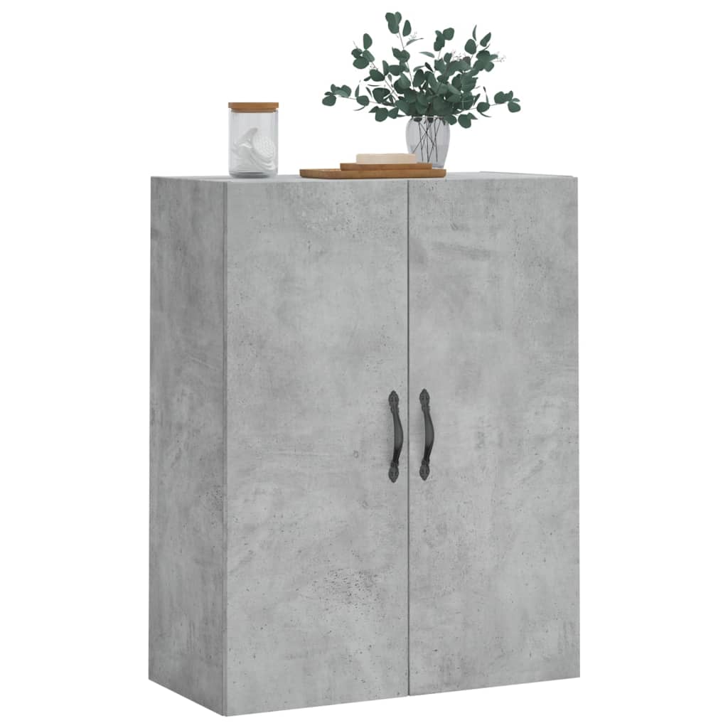 Veggskap Betonggrå 69,5x34x90 cm
