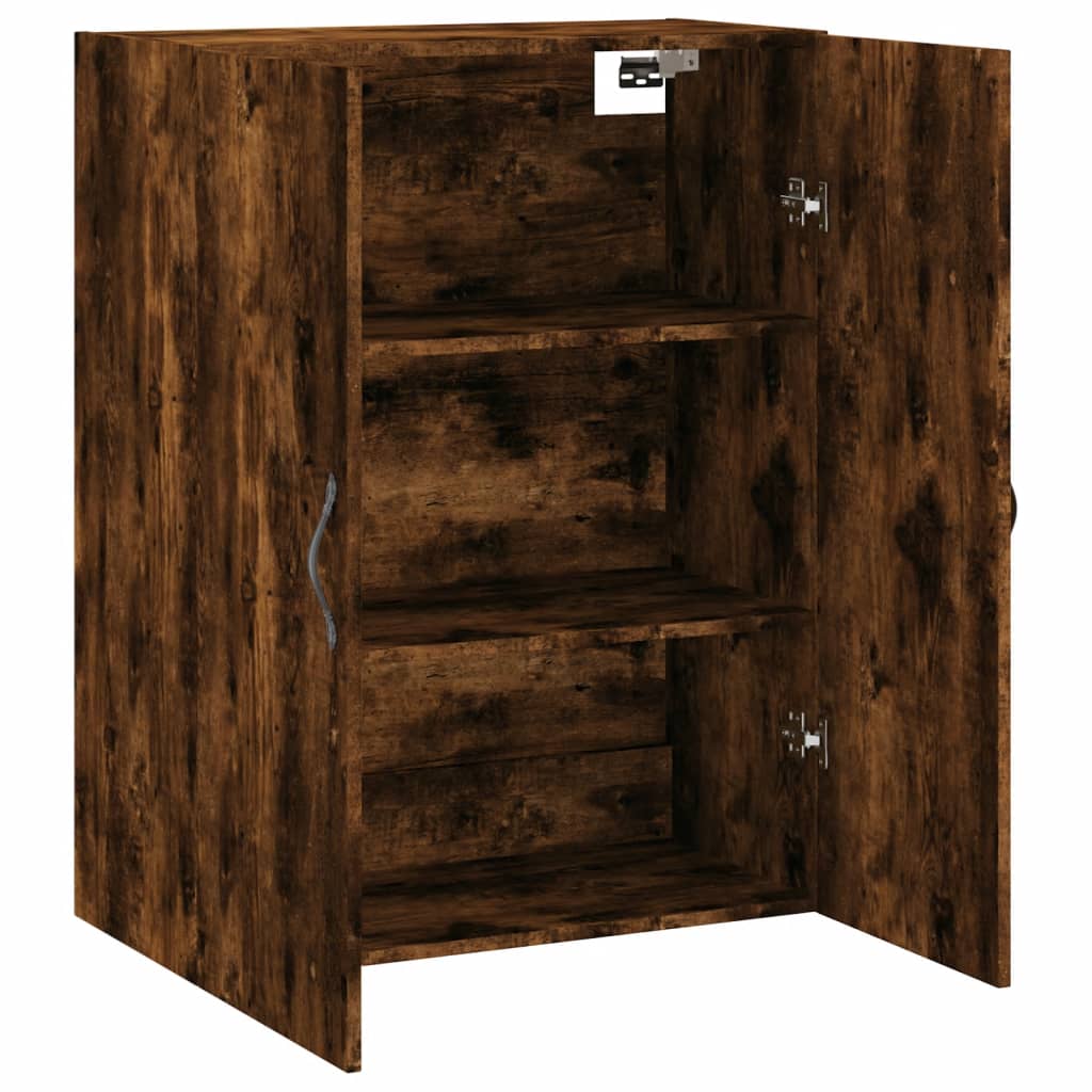 Veggskap Røkt Eik 69,5x34x90 cm
