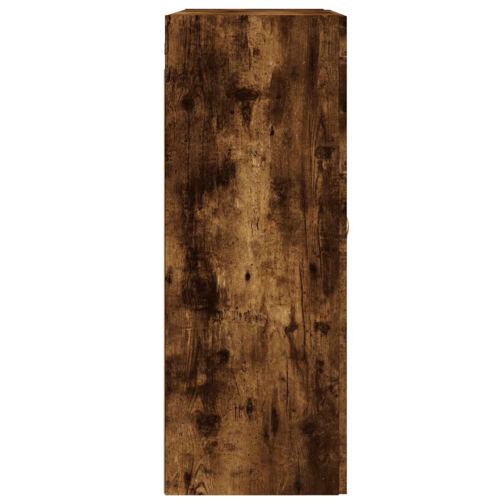 Veggskap Røkt Eik 69,5x34x90 cm