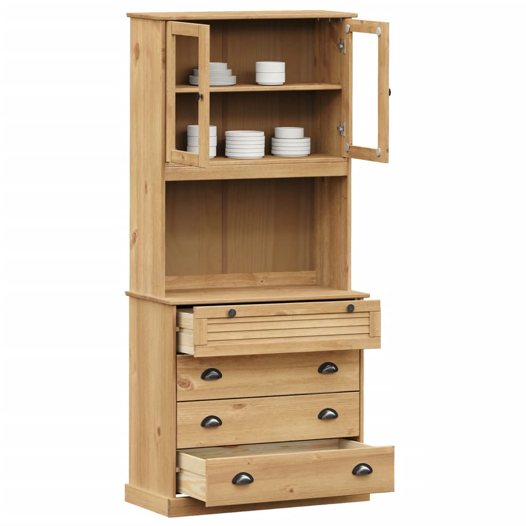 Skap Tre VIGO 80x40x176 cm heltre furu