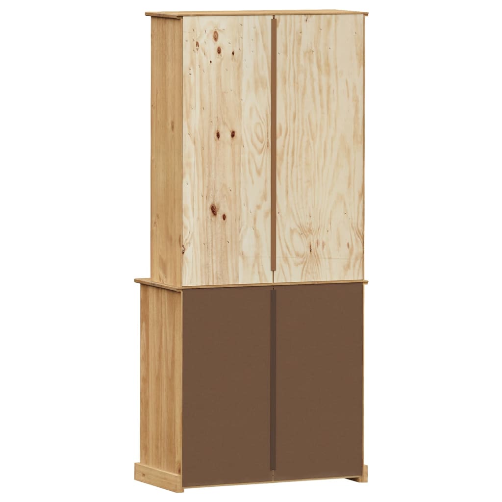 Skap Tre VIGO 80x40x176 cm heltre furu
