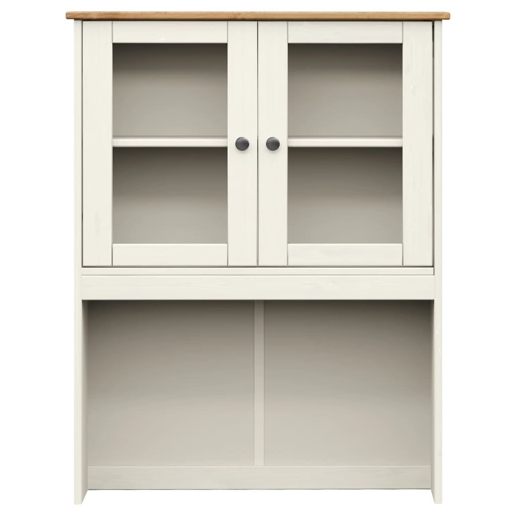 Skap Hvit VIGO Hvit 80x40x176 cm heltre furu