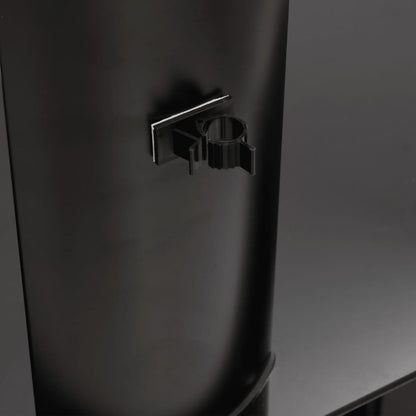 TV-Møbel Svart TV-benk hjørne 2-lags for 32-70 tommer