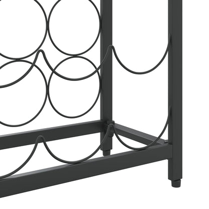 Vinstativ for 27 flasker Svart 34x18x100 cm smijern