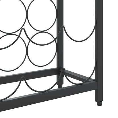 Vinstativ for 57 flasker Svart 34x18x200 cm smijern