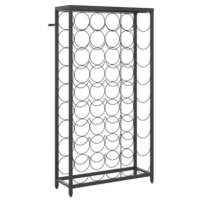 Vinstativ for 45 flasker Svart 54x18x100 cm smijern
