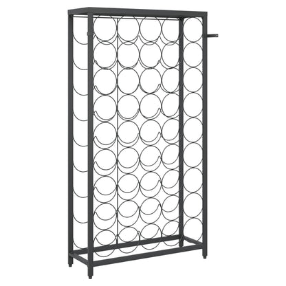 Vinstativ for 45 flasker Svart 54x18x100 cm smijern