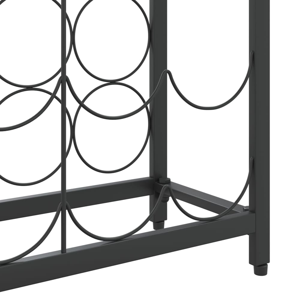 Vinstativ for 45 flasker Svart 54x18x100 cm smijern