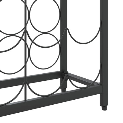 Vinstativ for 45 flasker Svart 54x18x100 cm smijern