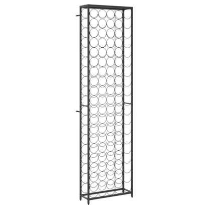 Vinstativ for 95 flasker Svart 54x18x200 cm smijern