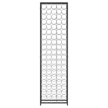 Vinstativ for 95 flasker Svart 54x18x200 cm smijern
