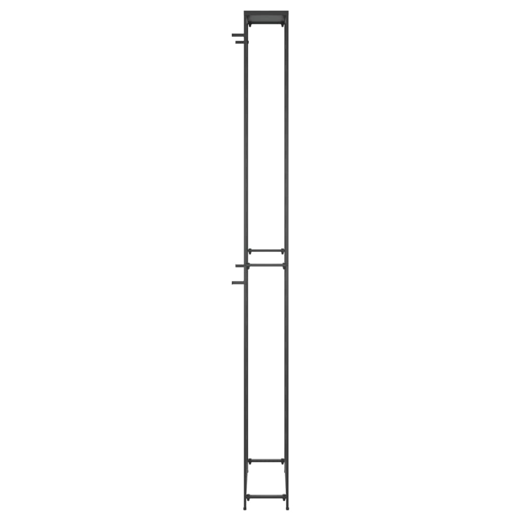 Vinstativ for 95 flasker Svart 54x18x200 cm smijern