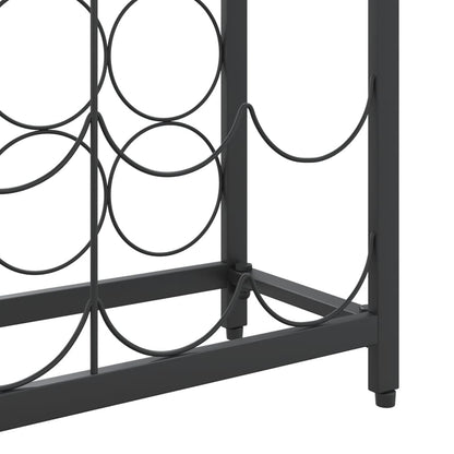 Vinstativ for 95 flasker Svart 54x18x200 cm smijern