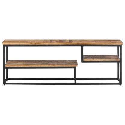 TV-Møbel Tre TV-benk gjenvunnet heltre 110x30x39 cm teak