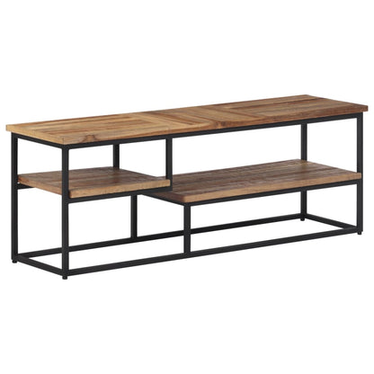 TV-Møbel Tre TV-benk gjenvunnet heltre 110x30x39 cm teak
