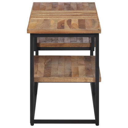 TV-Møbel Tre TV-benk gjenvunnet heltre 110x30x39 cm teak