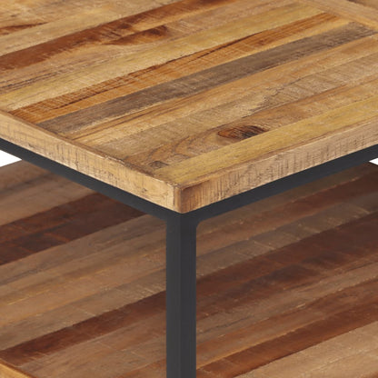 TV-Møbel Tre TV-benk gjenvunnet heltre 110x30x39 cm teak